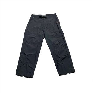REI UPF 50+ Sun Protection Black Outerwear Nylon Pants Drawstring Waist Size 12